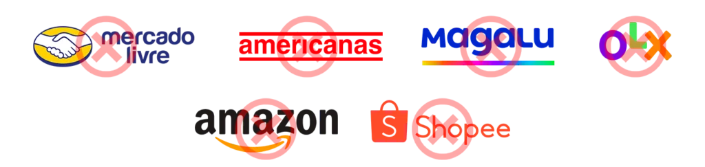 Evite produtos falsificados. Pirataria é crime!